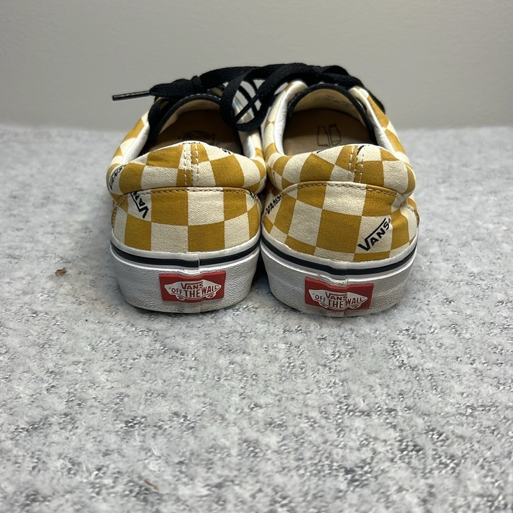 Mens Vans Era Big Check Yolk Yellow - EUC! Unisex - Crosslisted - Picture 10 of 16